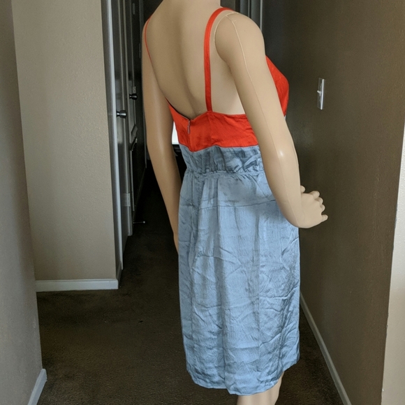 J. CREW 100% SILK DRESS V Neck - Picture 4 of 6